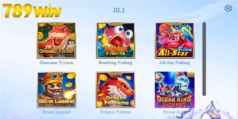 JILI Gaming Sảnh Cá Cược Đa Dạng Trò Chơi Hot Tại 789WIN Khám phá biển cả qua nhiều phiên bản Bắn cá